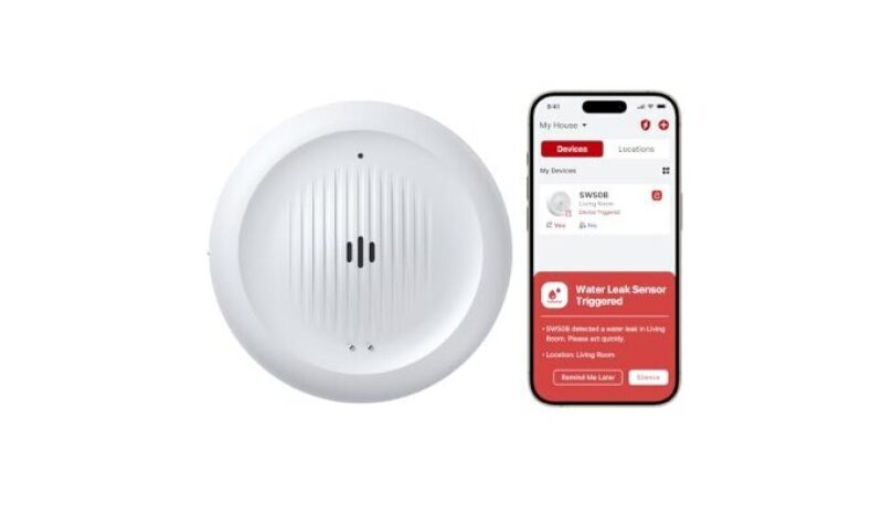 X-Sense Wi-Fi Water Leak Detector for Home - Smart Leak & Low-Temperature Sensor with App Alerts