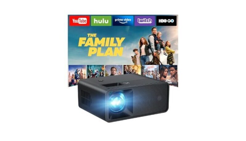 CiBest Portable Mini Projector: Full HD 1080P, Wireless Connectivity for All Devices