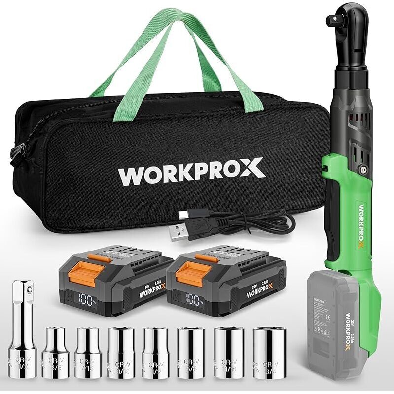 Powerful 20V Cordless Ratchet Wrench - Efficient Tool for Mechanics