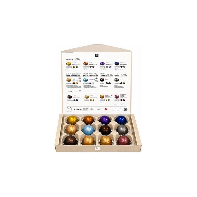 Nespresso Vertuo Variety Starter Pack - 48 Capsules