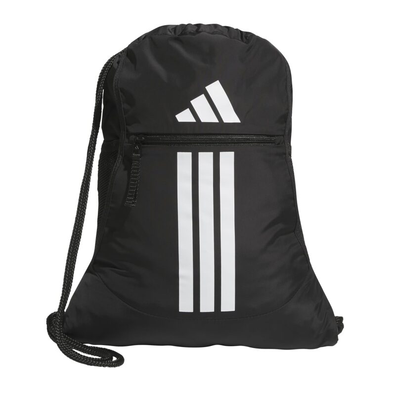 Adidas Alliance Sackpack Drawstring Backpack for Sports - Small Gym Bag