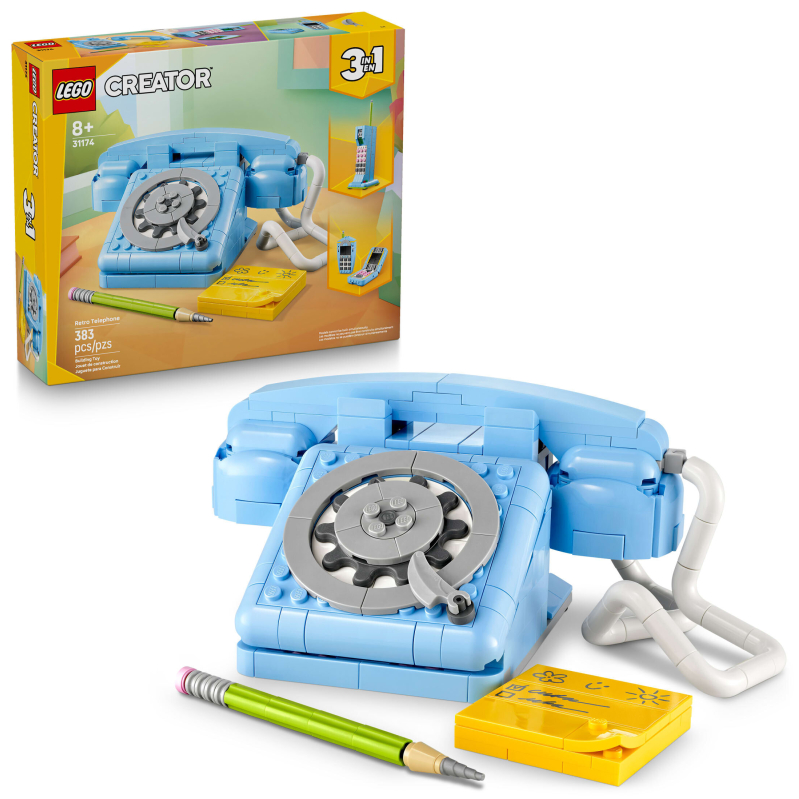 LEGO Creator Retro Telephone Building Toy 31174 - Fun & Educational Toy Set