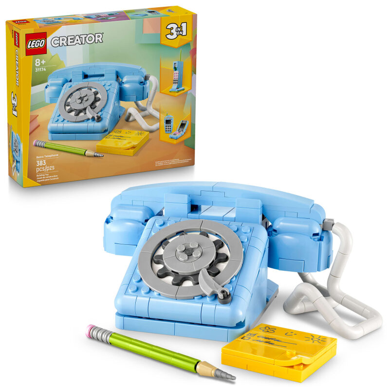 LEGO Creator Retro Telephone Building Toy 31174 - Fun & Educational Toy Set