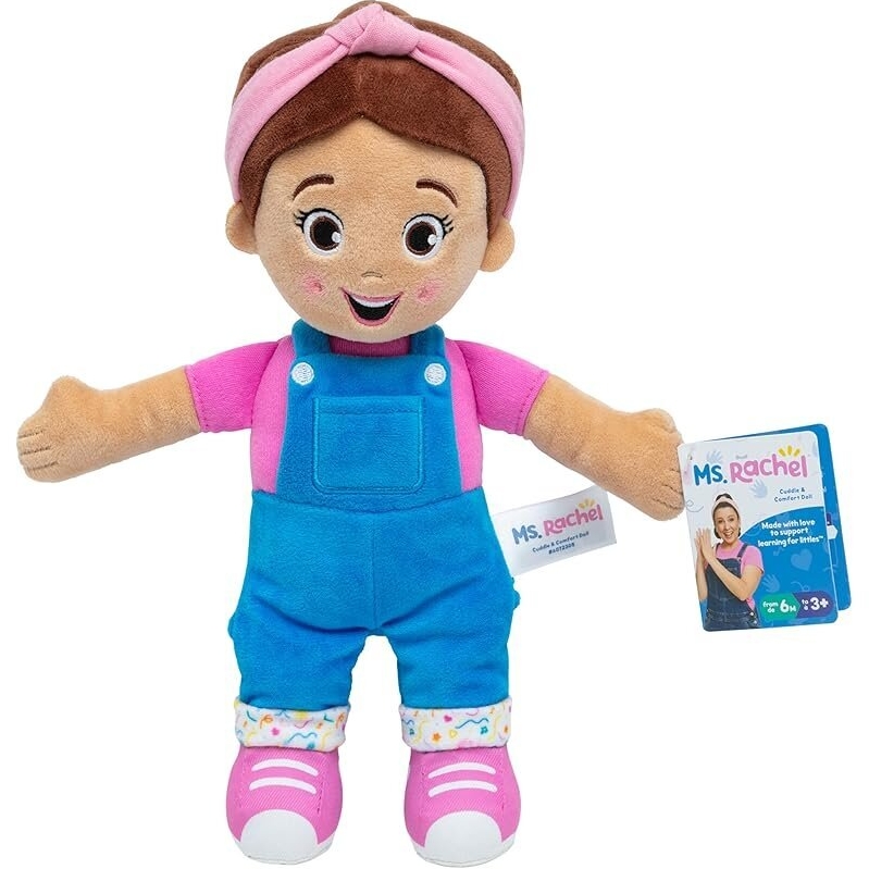 Ms. Rachel Official Cuddle & Comfort 11-in Premium Plush Doll - Perfect for Toddlers