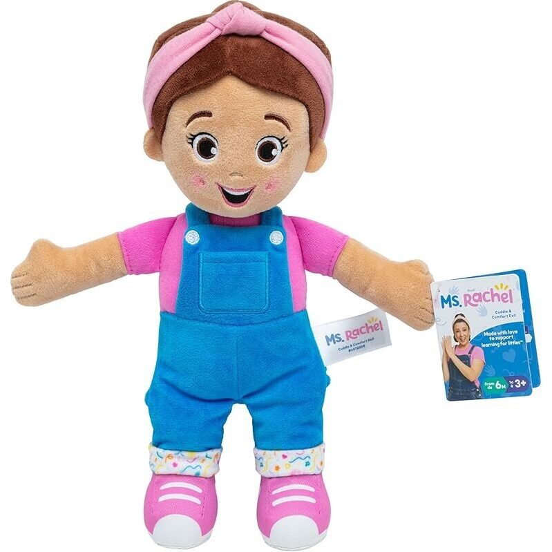 Ms. Rachel Official Cuddle & Comfort 11-in Premium Plush Doll - Perfect for Toddlers