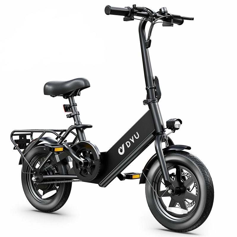 Efficient Urban Commuting: DYU 14-in 500W Folding Electric Bike
