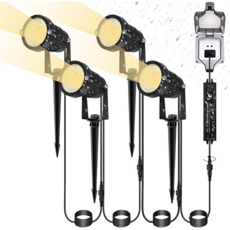 Low Voltage 12V LED Landscape Spotlights -50% Off
