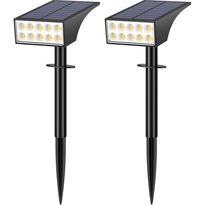 WENATY Solar Spotlights - 2 Pack, 49% Off, Perfect for Outdoor Security