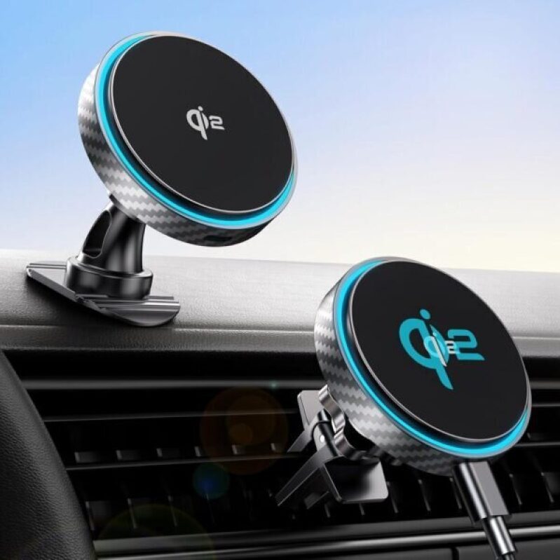 GuMosh Magsafe Car Charger - Qi2 Certified, 15W, 52% Off