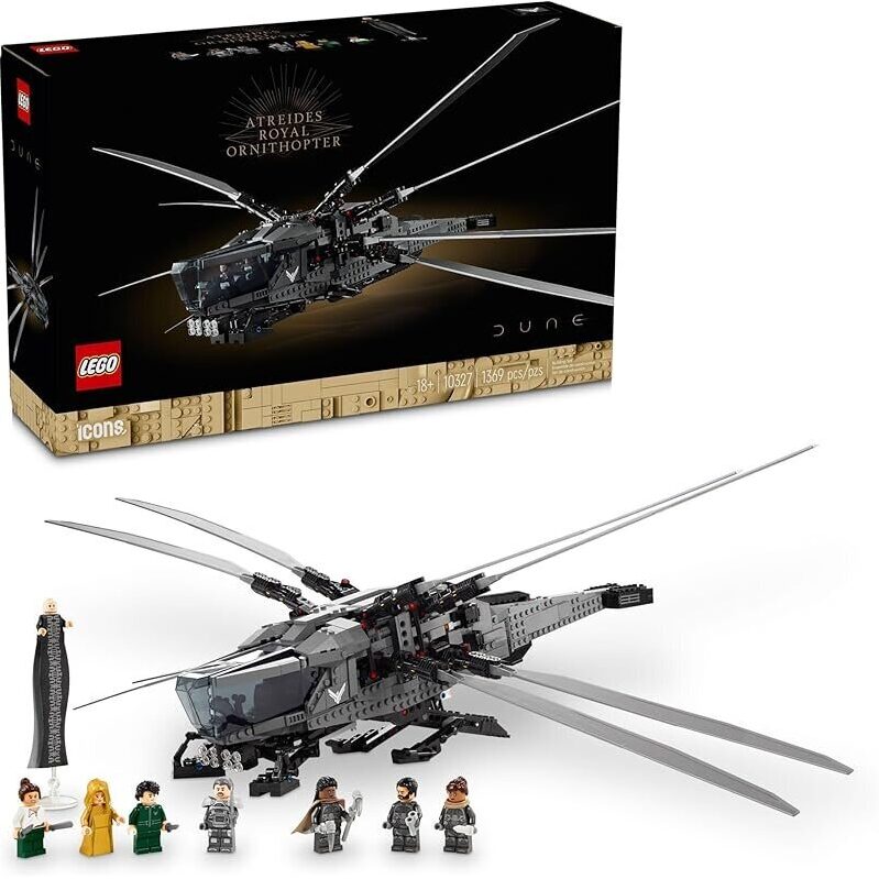 LEGO Icons Dune Atreides Royal Ornithopter Collection Set 10327