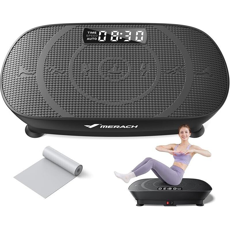 MERACH Vibration Plate Exercise Machine: Dual Mode, High-Intensity Workouts