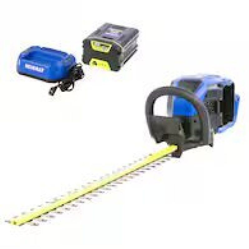 Powerful Kobalt 80-volt Hedge Trimmer with 2 Ah Battery - Long-Lasting Trims