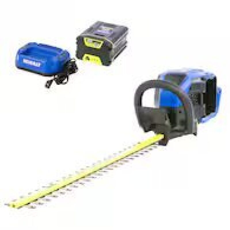 Powerful Kobalt 80-volt Hedge Trimmer with 2 Ah Battery - Long-Lasting Trims
