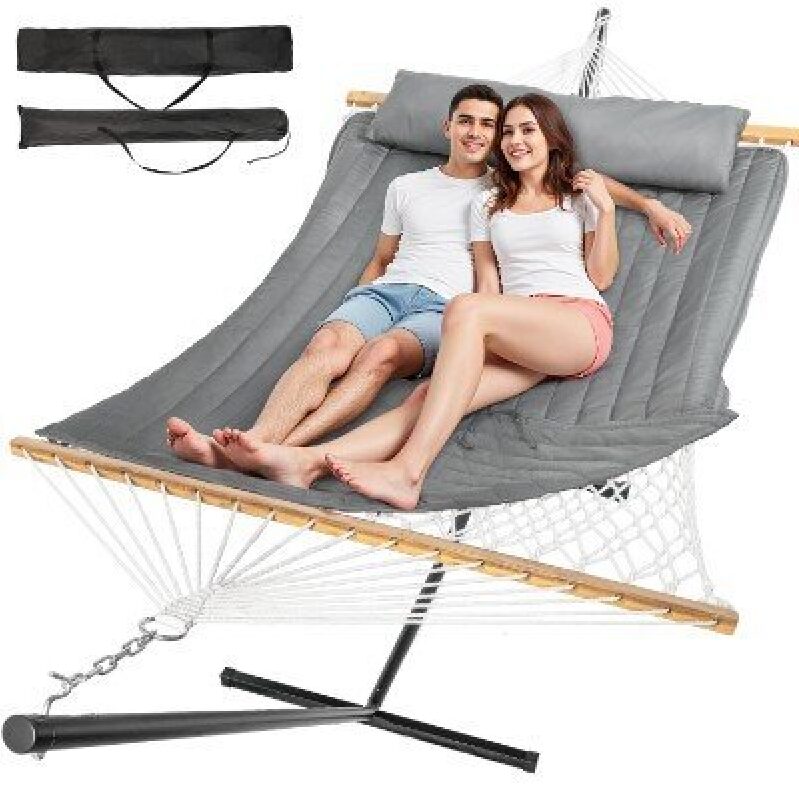 Double Outdoor Hammock with Stand - Perfect for Couples