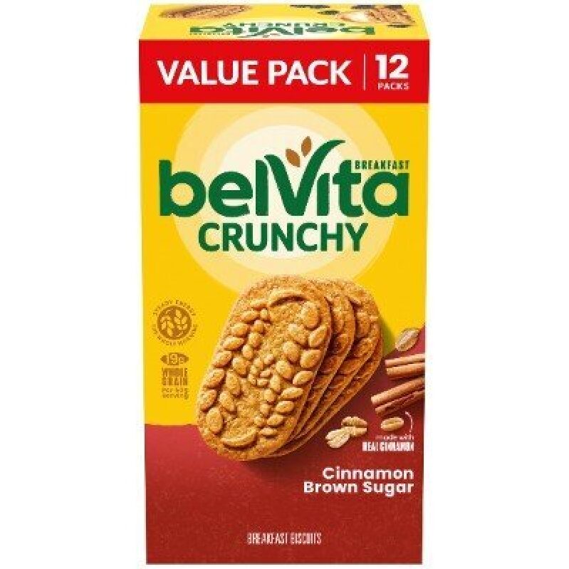 Belvita Cinnamon Brown Sugar Breakfast Biscuits - 12 Pack