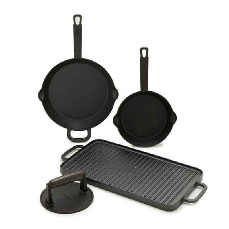 Bobby Flay by GreenPan 4-piece Cast Iron Skillet Cookware Set - $50