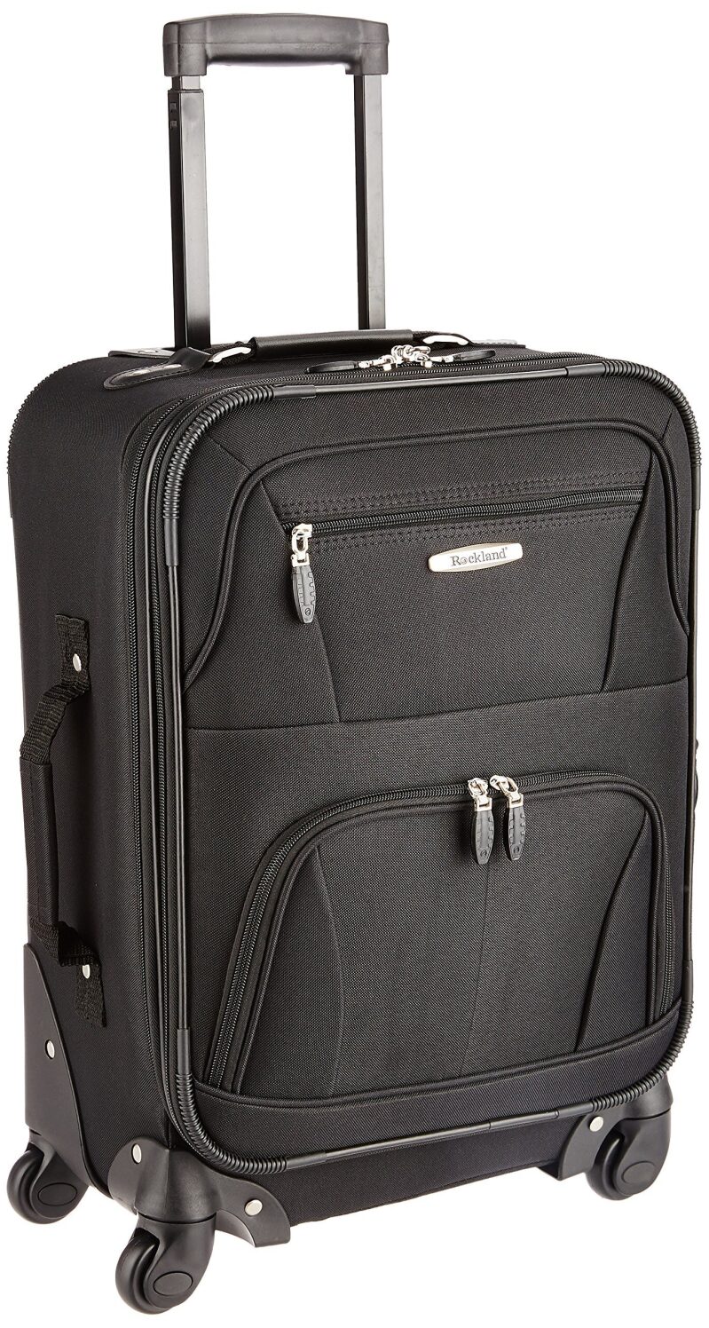 Rockland Pasadena Expandable Spinner Carry-on 19-in Luggage