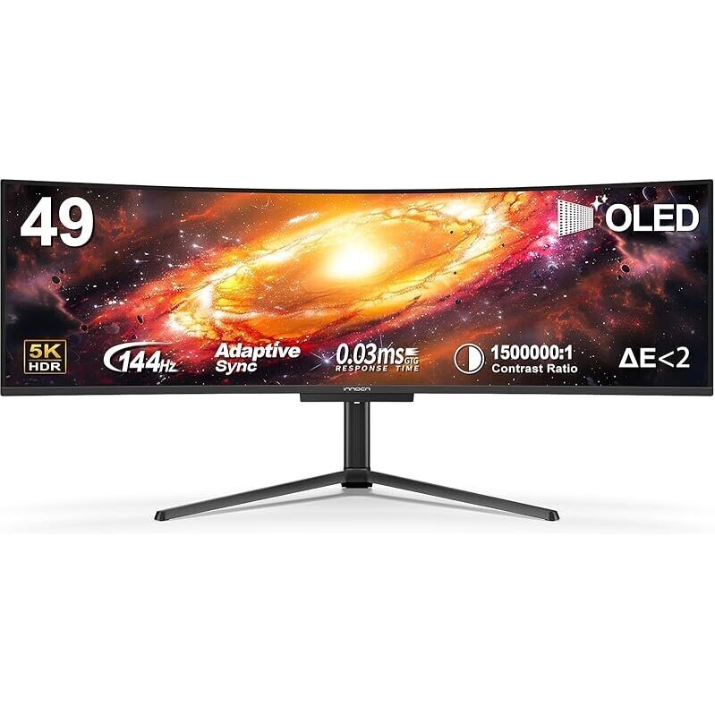 49-inch OLED Ultrawide Curved Gaming Monitor - Innocn 49Q1R