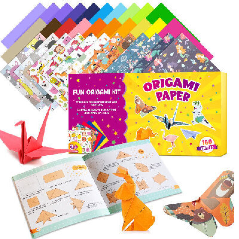 Pigipigi Kids Forest Theme Origami Paper Set - Creative Learning for Children