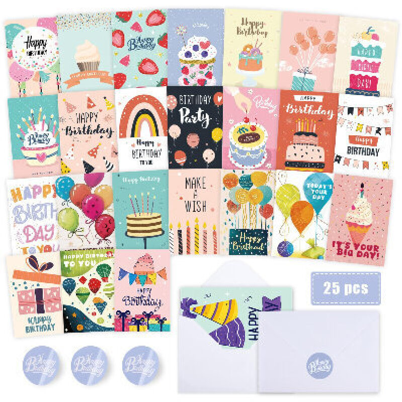 Celebrate with Our 25 Premium Birthday Cards