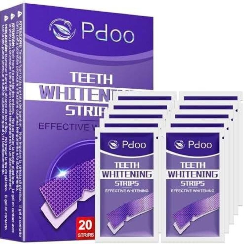 Effective Teeth Whitening Strips - 20 Strips - 79% Discount