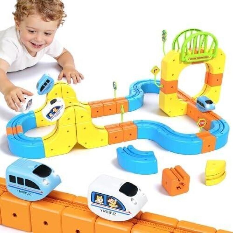 2-Train Set Electric Toy Track - 66% Off, Best Deal!
