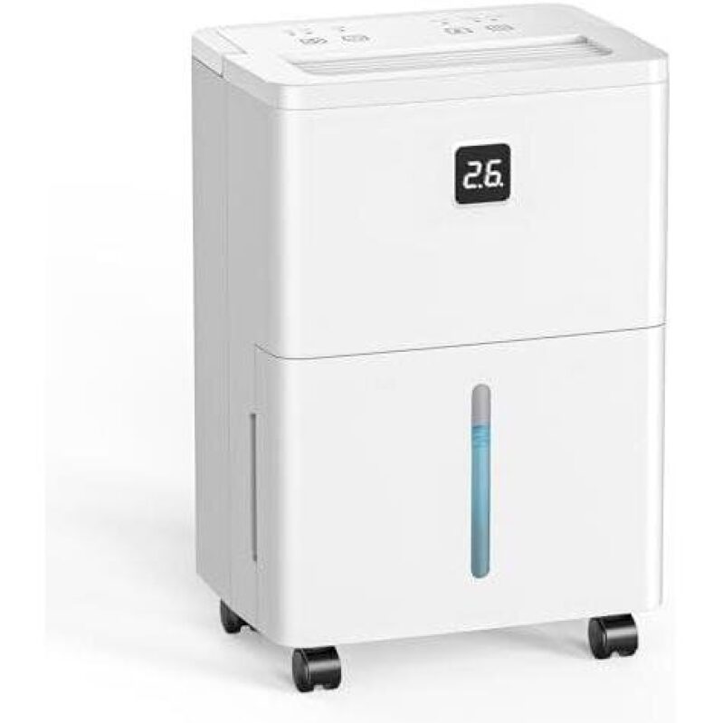 Powerful 25-Pint Dehumidifier for Home - Smart Humidity Control
