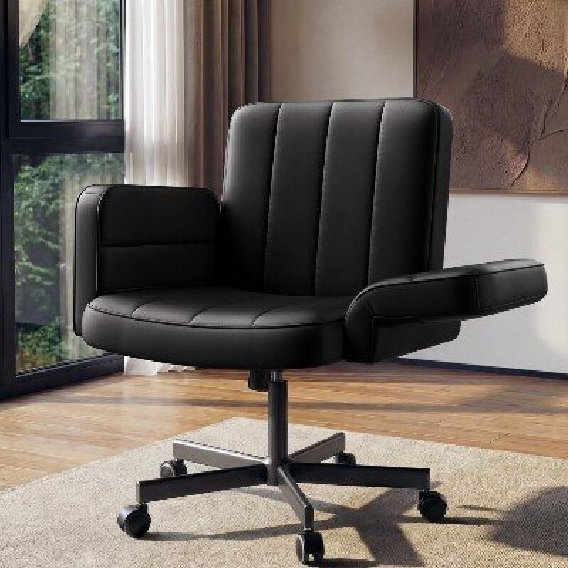 Premium Criss Cross Chair with Adjustable Armrests - Perfect for Home Office