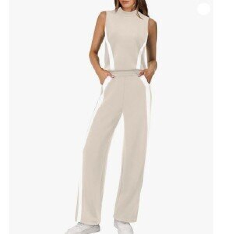 XIEERDUO Women's Sleeveless Summer Two-Piece Set