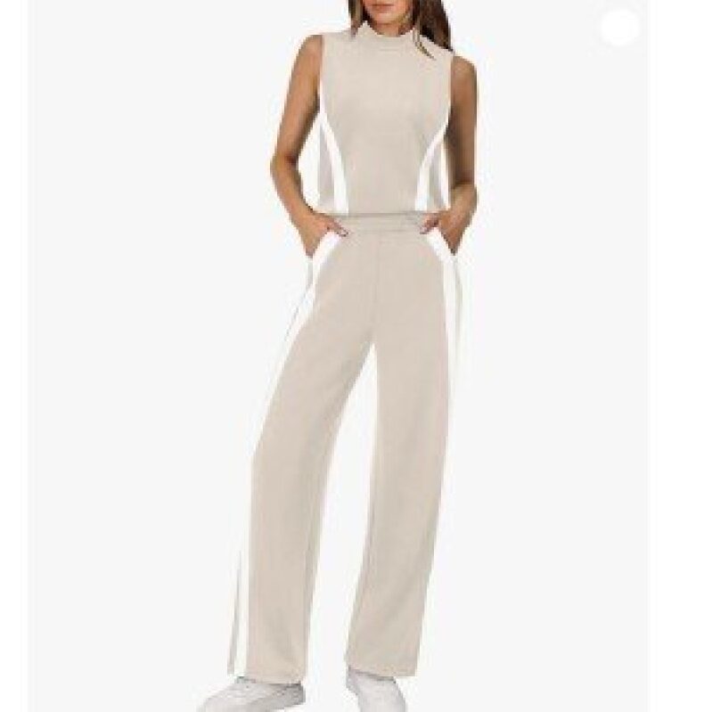 XIEERDUO Women's Sleeveless Summer Two-Piece Set