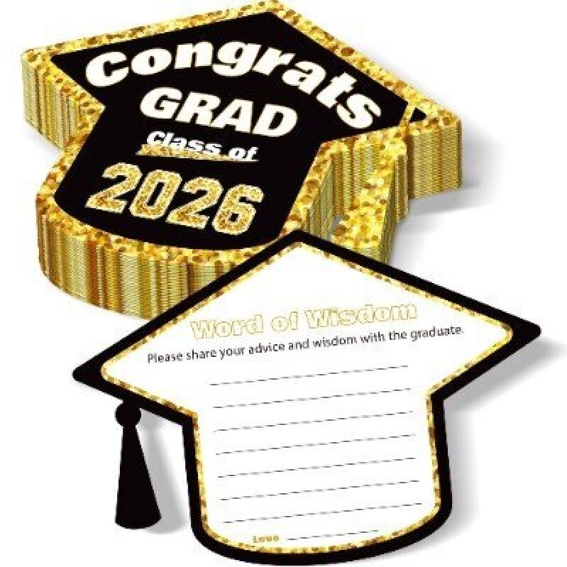 Celebrate 2026 Graduates with Glittering Graduation Cards