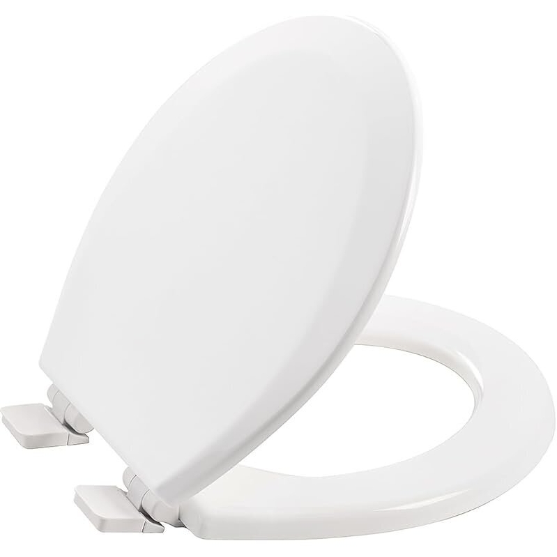 Elegant Wood Toilet Seat with Slow Close Mechanism - Durable and Stylish
