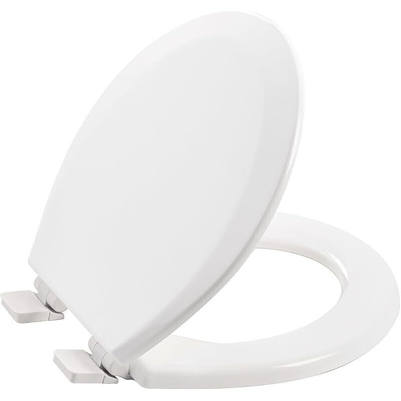 Elegant Wood Toilet Seat with Slow Close Mechanism - Durable and Stylish
