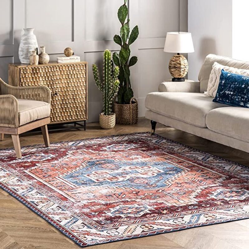 nuLOOM Machine Washable Rug - 8' x 10', Historic Low Price!