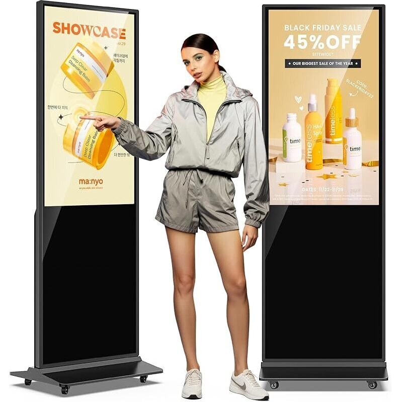 43 Inch Indoor Touchscreen Digital Signage - Versatile Display for Retail and Hospitality