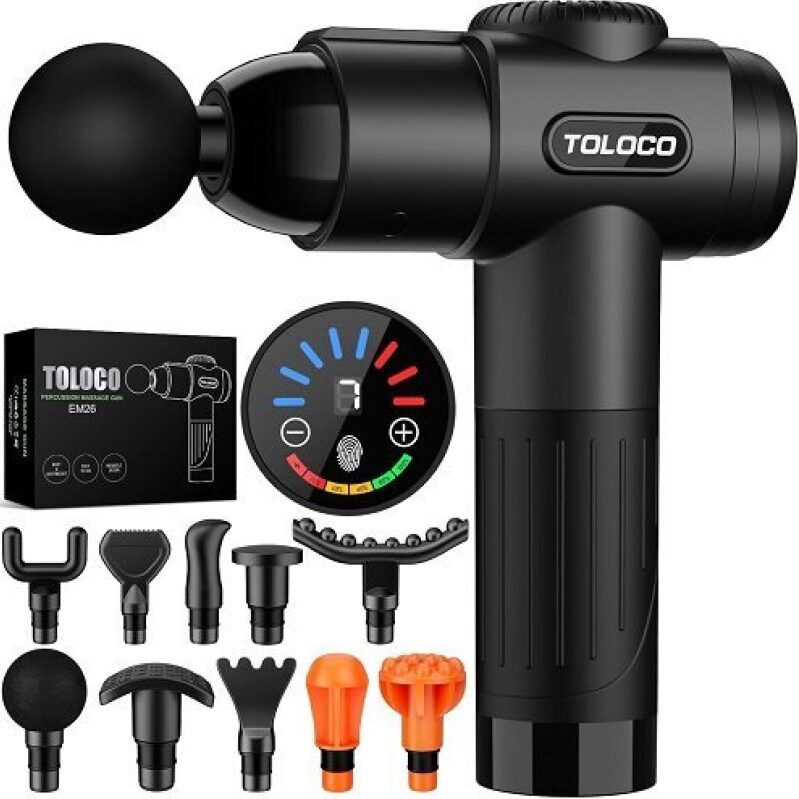 Affordable Deep Tissue Massage Gun with Multiple Attachments