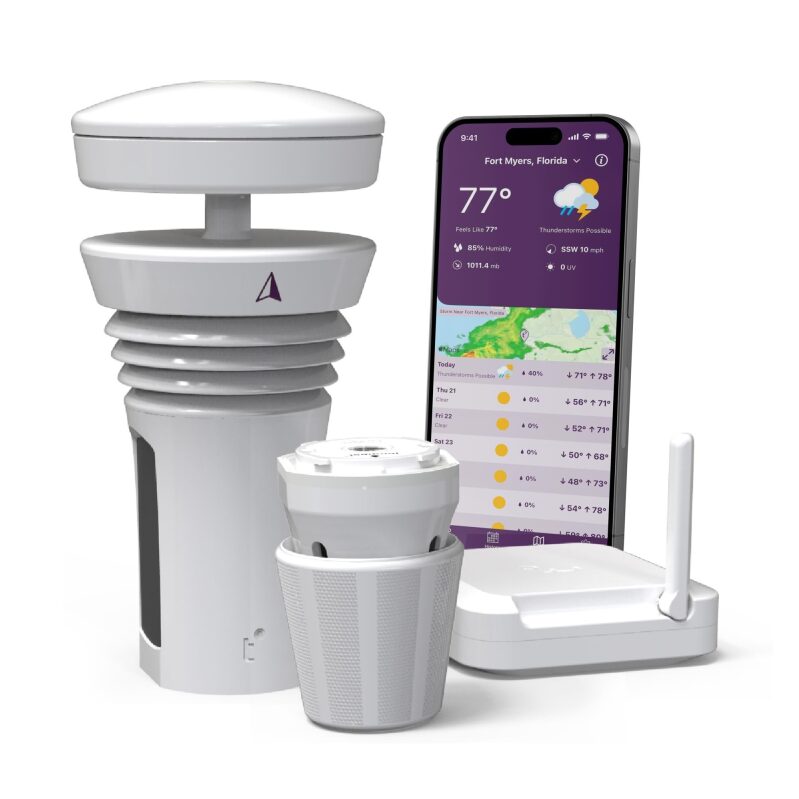 Accurate Tempest Weather Station with Built-in Wind Meter