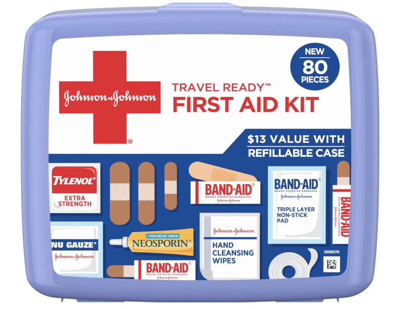 Affordable Travel Ready First Aid Kit - 80 Pieces