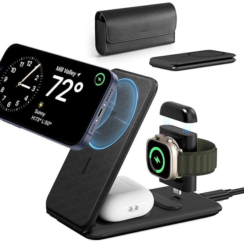 ESR 3 in 1 Magsafe Charger Travel Charger Stand