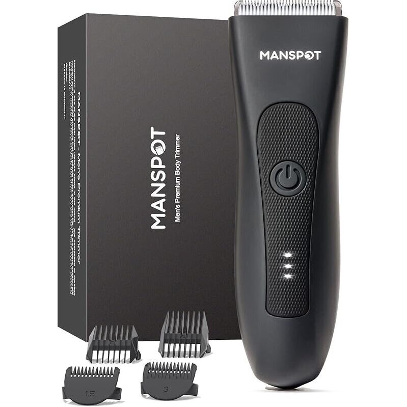 MANSPOT Groin & Body Hair Trimmer - Smooth & Comfortable Shave