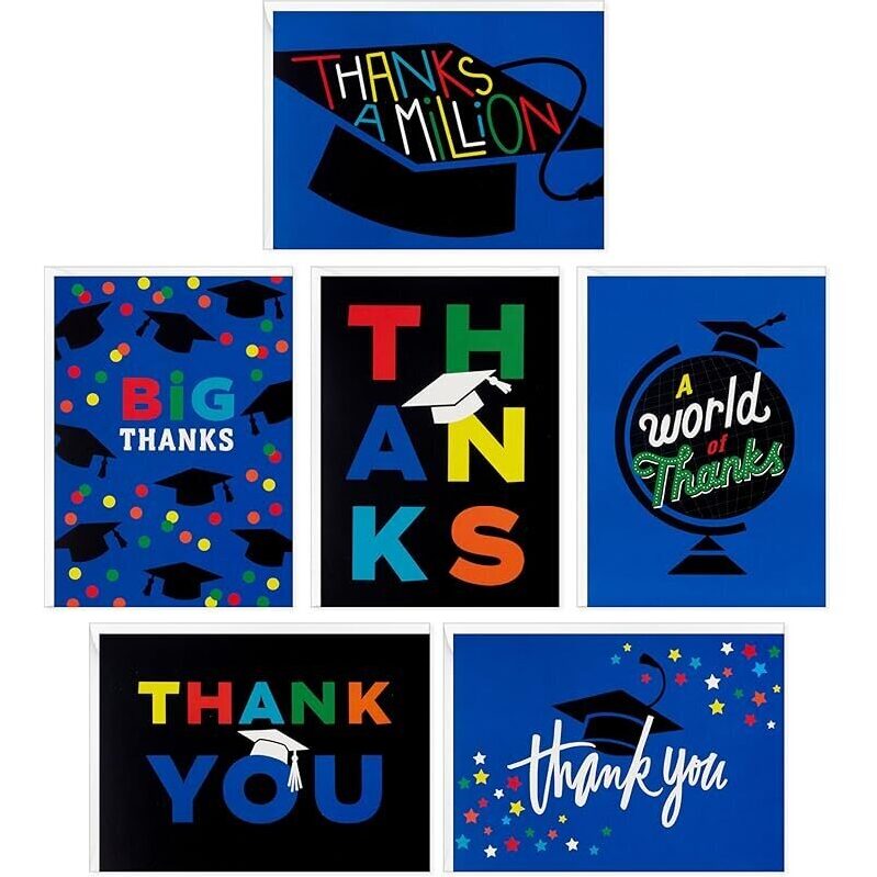 Bulk Graduation Thank You Cards - Perfect for Class of 2026