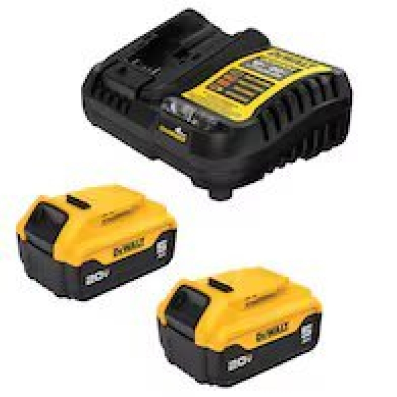 DEWALT 20-Volt Lithium-ion Battery and Charger + 2 Free Tools