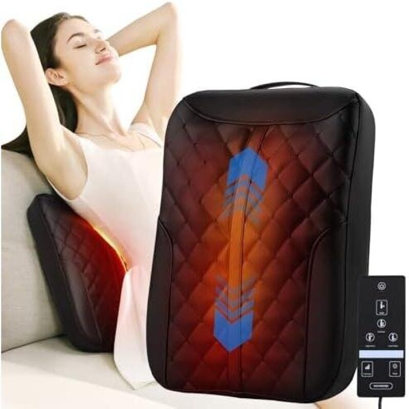 MASGRE Shiatsu Back Massager with Heat - 50% OFF