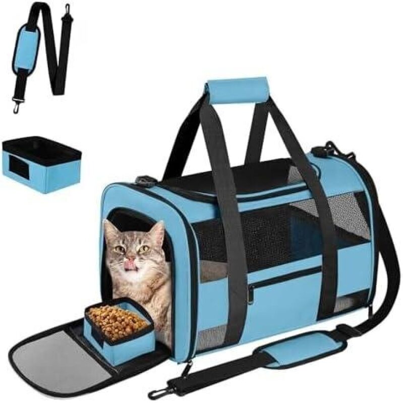 Airline Approved Cat Carrier with 55% Discount - Safe, Comfortable Travel for Pets