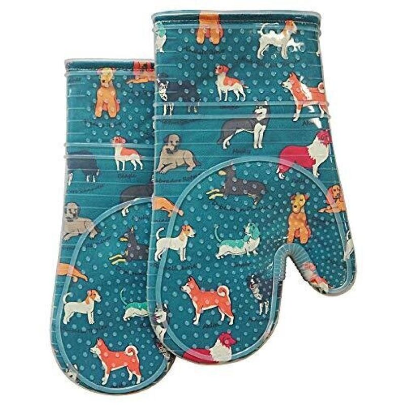 Dog-Themed Oven Mitts with 61% Off - Safe and Durable