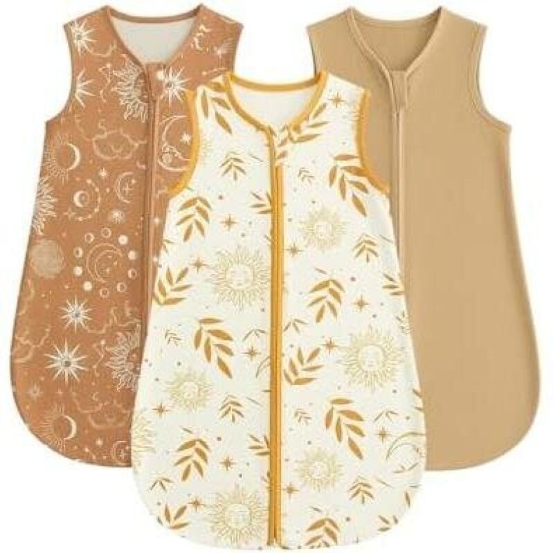 WYTbaby Baby Sleep Sack 2 Pack - Comfortable and Cozy Spring/Summer Wearable Blankets