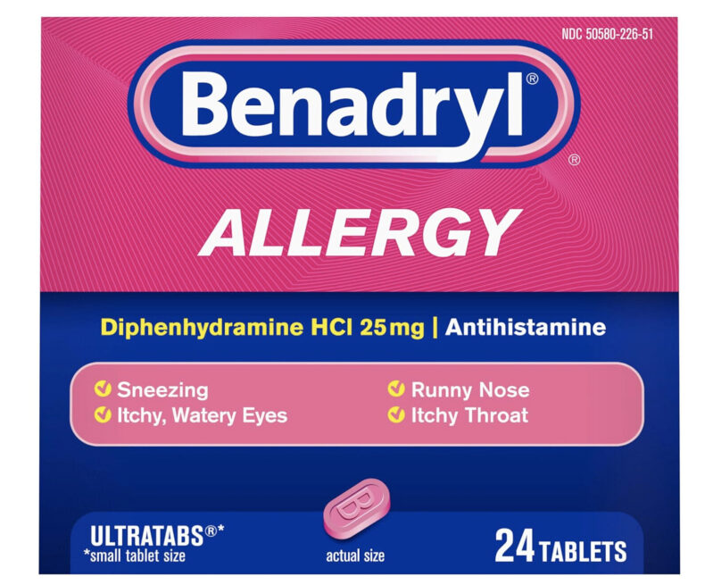 Benadryl Allergy Relief Capsules - 24 Count