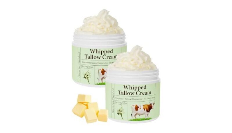 MKZEA Whipped Beef Tallow Cream - Natural Skin Moisturizer