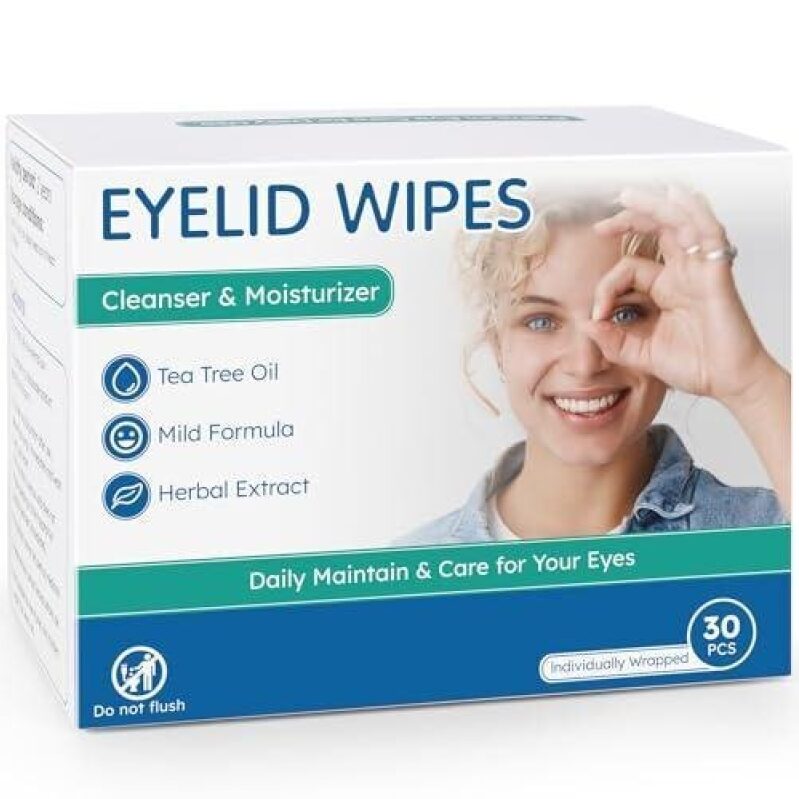 30 Eyelid Wipes 50% OFF - Daily Eye Care