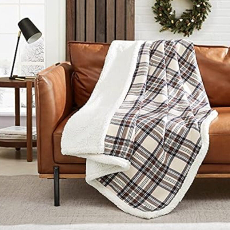Eddie Bauer Edgewood Reversible Blanket - 50x60 Inches